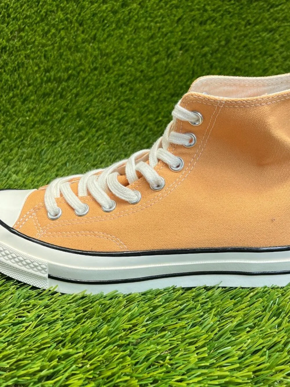 Converse Chuck 70 Vintage High Womens Size 9 Orange Casual Shoes Sneakers - Picture 3 of 10